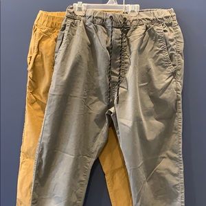 American Eagle joggers, two pair!